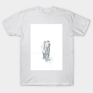 Elephant in monochrome T-Shirt